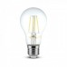 LED lámpa , égő , izzószálas hatás , filament , körte , E27 foglalat , 8 Watt , meleg fehér
