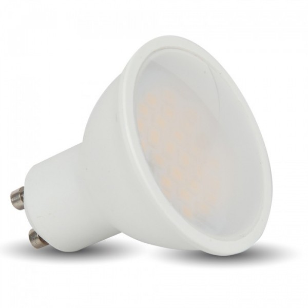 LED lámpa , égő , szpot , GU10 foglalat , 110° , 3 Watt , meleg fehér