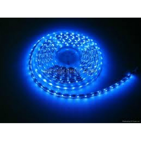 LED szalag , kültéri , 2835 , 60 led/m , 4,8W/m , kék , IP65 , LUX