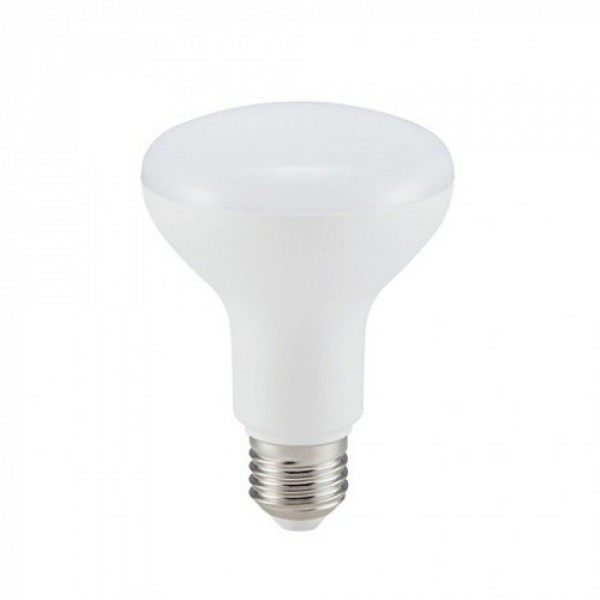 LED lámpa , égő , spot , E27 foglalat , R63 , 8 Watt , 120° , hideg fehér , SAMSUNG Chip , 5 év garancia