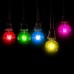 LED lámpa , égő , izzószálas hatás , filament , kisgömb , E27 foglalat , G45 , 2 Watt , piros