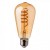 LED lámpa , égő , izzószálas hatás , filament , spirál , E27 foglalat , Edison , 4 Watt , meleg fehér , borostyán sárga