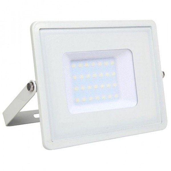 LED reflektor , 10 Watt , Ultra Slim , meleg fehér , SAMSUNG chip , 5 év garancia , fehér