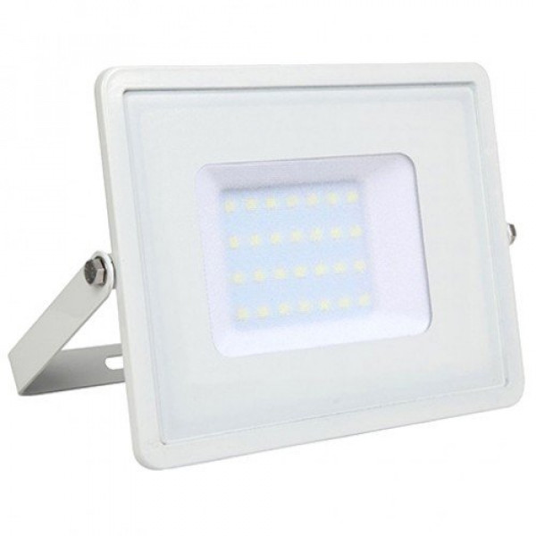 LED reflektor , 30 Watt , Ultra Slim , meleg fehér , SAMSUNG chip , 5 év garancia , fehér