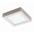 LED panel , 12W , falon kívüli , négyzet , meleg fehér , nikkel keret , EGLO , FUEVA , 94524