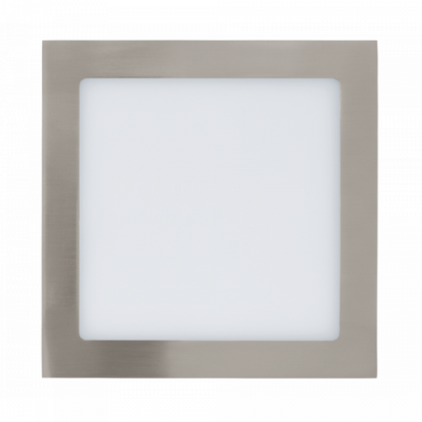 LED panel , 18W , süllyesztett , négyzet , természetes fehér , nikkel keret , EGLO , FUEVA 1 , 31678