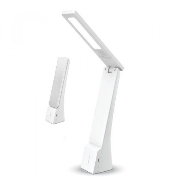 LED lámpatest , asztali , 4 Watt , dimmelhető , állítható fehér színhőmérséklet (CCT) , fehér-ezüst