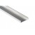 Alumínium U profil LED szalaghoz , 2 méter/db , MATT fedővel , SOLIS