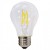 LED lámpa , égő , izzószálas hatás , filament , körte , E27 foglalat , 6 Watt , meleg fehér, dimmelhető