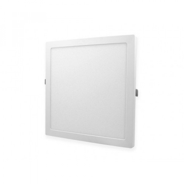 LED panel , 24W , Ultra Slim , univerzális , EasyFix , négyzet , meleg fehér