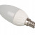 LED lámpa , égő , gyertya , E14 foglalat , 3.7 Watt , hideg fehér