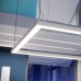 Alumínium profil LED szalaghoz , 2 méter/db , ezüst eloxált , széles , ILEDO , VÍZTISZTA fedővel