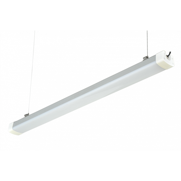 LED lámpatest , 60 W , 120 cm , IP65 , kompakt armatúra , meleg fehér