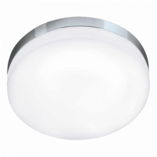 LED lámpatest , mennyezeti/fali , 16 Watt , meleg fehér , króm , IP44 , EGLO , LED LORA , 95001