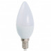 LED lámpa , égő , gyertya ,  E14 foglalat , 4.5 Watt , hideg fehér , 3 darabos csomag