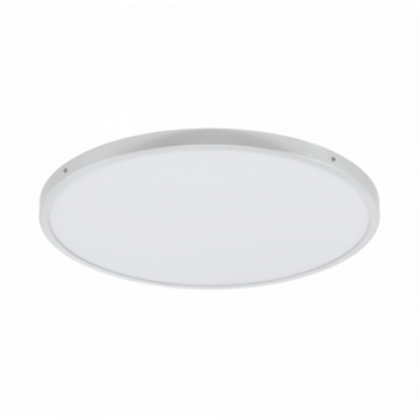 LED panel , 27W , falon kívüli , kerek , 60 cm , meleg fehér , ezüst keret , EGLO , FUEVA 1 , 97552