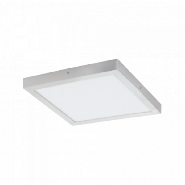 LED panel , 25W , falon kívüli , négyzet , 40 cm , meleg fehér , ezüst keret , EGLO , FUEVA 1 , 97265