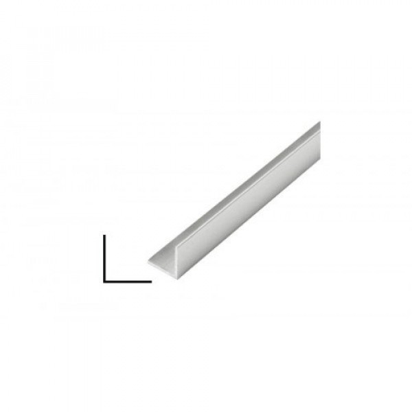 Aluminium L profil LED szalaghoz , 2 méter/db , 15 mm x 15 mm