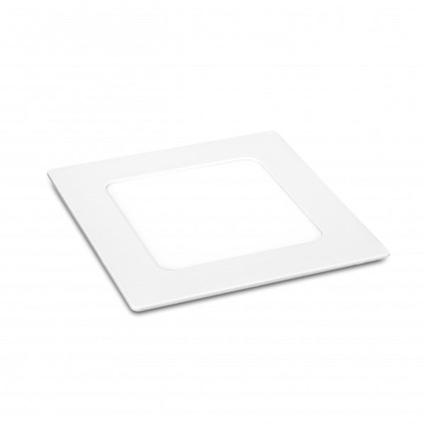 LED panel , 6W , süllyesztett , négyzet , természetes fehér , Epistar chip , LEDISSIMO