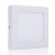 LED panel , 6W , falon kívüli , négyzet , meleg fehér , Epistar chip , LEDISSIMO