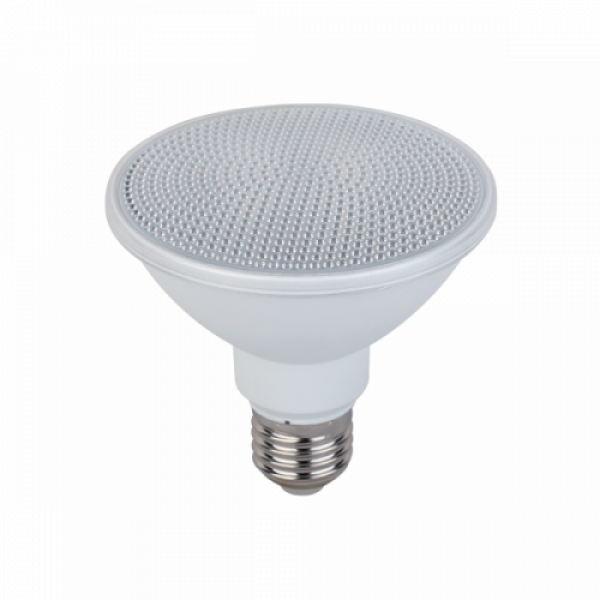 LED lámpa , égő, E27 foglalat , PAR30, 15 Watt , 90° , természetes fehér , IP65