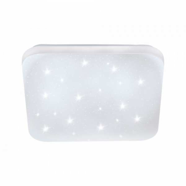 LED lámpatest , mennyezeti/fali , négyzet , kristály hatású , 11.5W , meleg fehér , EGLO , FRANIA-S , 97881