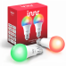 LED lámpa , égő , INNR , 2 x E27 , 2 x 9.5 Watt , RGB , CCT , dimmelhető , Philips Hue kompatibilis
