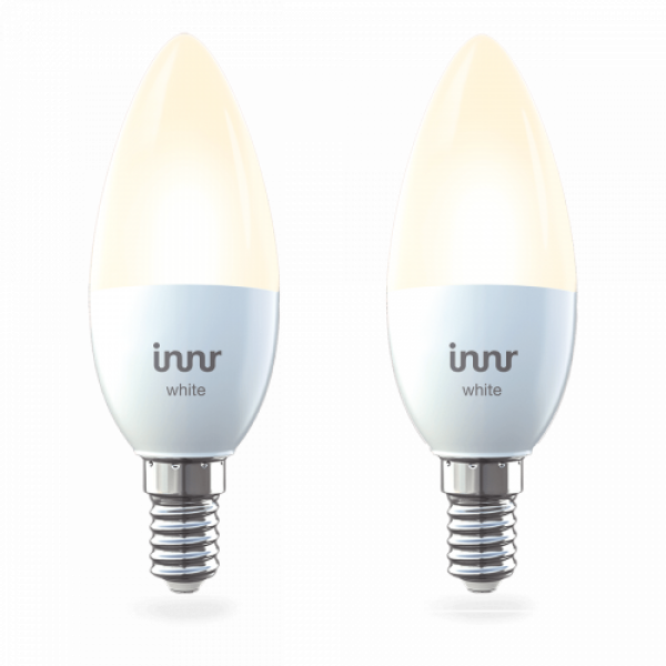 LED lámpa , égő , INNR , 2 x E14 , 2 x 5.3 Watt , meleg fehér , dimmelhető , Philips Hue kompatibilis