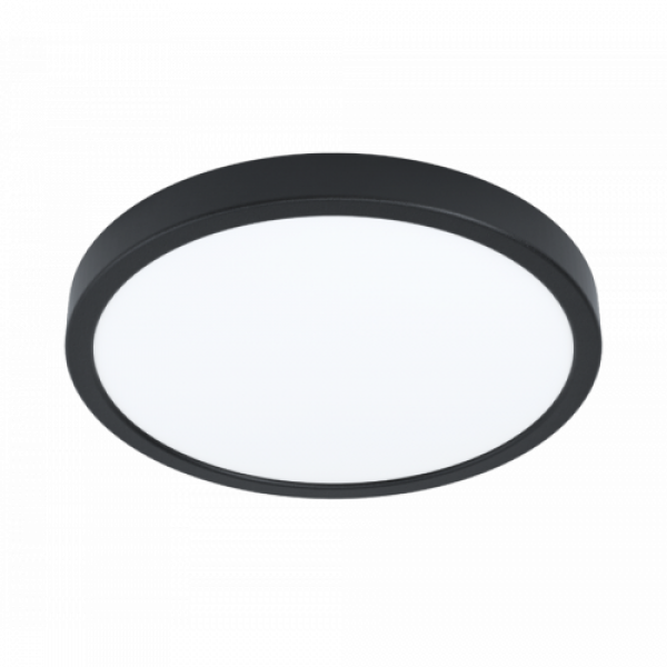 LED panel , 20W , falon kívüli , kerek , meleg fehér , fekete keret , EGLO , FUEVA 5 , 99224