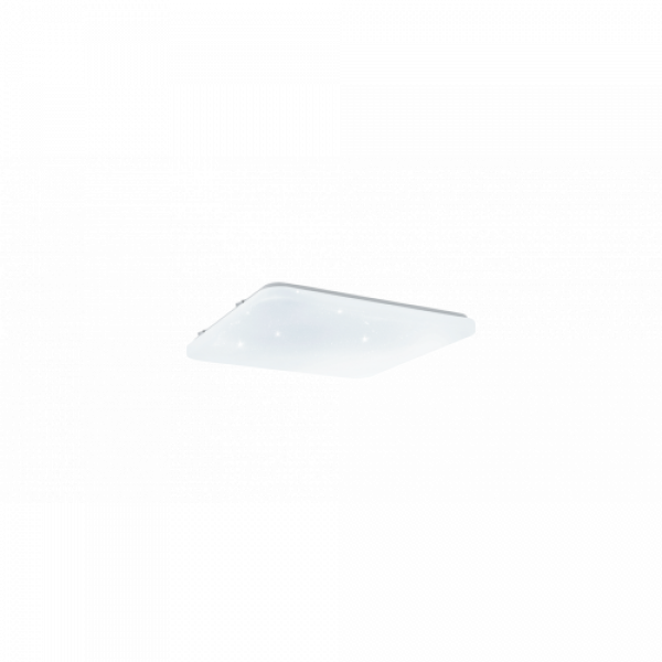 LED lámpatest , mennyezeti/fali , kristály hatású , 49,5W , négyzet , állítható fehér színárnyalat (CCT) , dimmelhető , EGLO , FRANIA-S