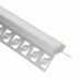 Alumínium profil LED szalaghoz , 2 méter/db , MATT fedővel , TRIM CORNER+