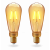 LED lámpa , égő , INNR , izzószál hatás , filament , 2 x E27 , 2 x 4.2W , Edison , borostyán sárga , meleg fehér , dimmelhető , Philips Hue kompatibilis
