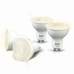 LED lámpa , égő , INNR , szpot , 4 x GU10 , 36° , COB , 4 x 4.8 Watt , meleg fehér , dimmelhető , Philips Hue kompatibilis