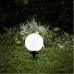 Led lámpatest , napelemes , földbe leszúrható , gömb , 15 cm , meleg fehér , EGLO , 22441