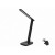 LED lámpatest , asztali , 5 Watt , dimmelhető, színhőmérsékletszabályozható (CCT) , fekete