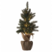 LED dekoráció , beltéri , karácsonyfa , elemes , 20 db led , 52 cm , meleg fehér , időzíthető