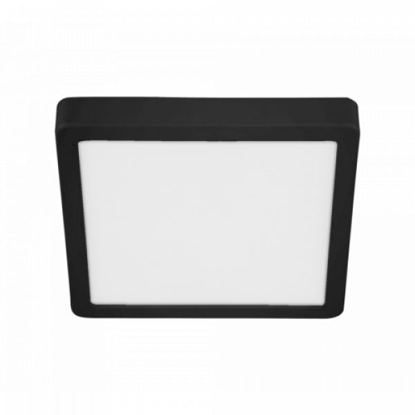 LED panel , 20.5W , falon kívüli , négyzet , természetes fehér , fekete keret  , IP44 ,  EGLO , FUEVA 5 , 30762