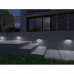 LED lámpatest , oldalfali , lépcsővilágító , 6.5W , kerek , természetes fehér , kültéri , antracit , IP54, DULI