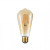 LED lámpa , égő , izzószálas hatás , filament , Edison , E27 , ST64 , 4W , meleg fehér