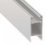 Aluminium U profil , LED szalaghoz , függeszthető , 2 irányú , 1 méter/db , DULIO