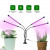 Növénynevelő LED lámpa , 4 karos , 15 Watt , USB , csiptethető , dimmelhető , időzíthető , IP44