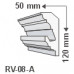RV-08/A , Rejtett világítás díszléc , holker , 1.25 m/db