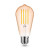 LED lámpa , égő , izzószálas hatás , filament  , E27 foglalat , ST58  , Edison , 4 Watt , meleg fehér , 1800K , borostyán sárga
