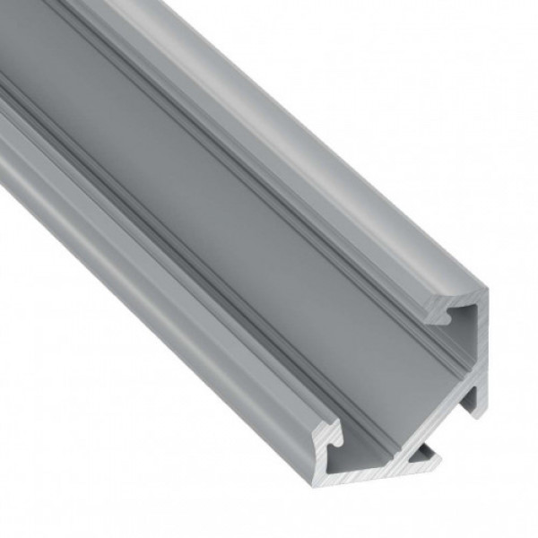 Alumínium sarok profil LED szalaghoz , 1 méter/db  , ezüst eloxált , CORNER ELOX