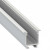 Alumínium U profil LED szalaghoz, 2 méter/db , W