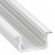 Alumínium U profil LED szalaghoz , 2 méter/db , fehér,  DEEP
