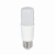 LED lámpa , égő , henger , T37 , E27 foglalat , 9 Watt , meleg fehér , Stick