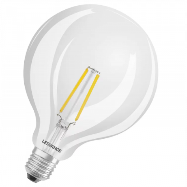 LED lámpa , égő , izzószálas hatás , filament , E27 foglalat , G125 , 6W , meleg fehér , dimmelhető , LEDVANCE Smart+ WIFI