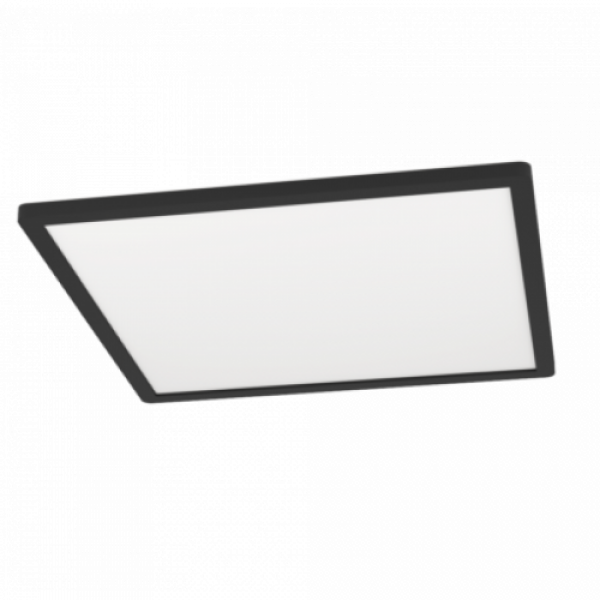 LED panel , 14.6W , RGB , CCT , dimmelhető , backlight effect , 29.5 x 29.5 cm , négyzet , fekete , EGLO Connect.Z , Zigbee , ROVITO-Z , 900093