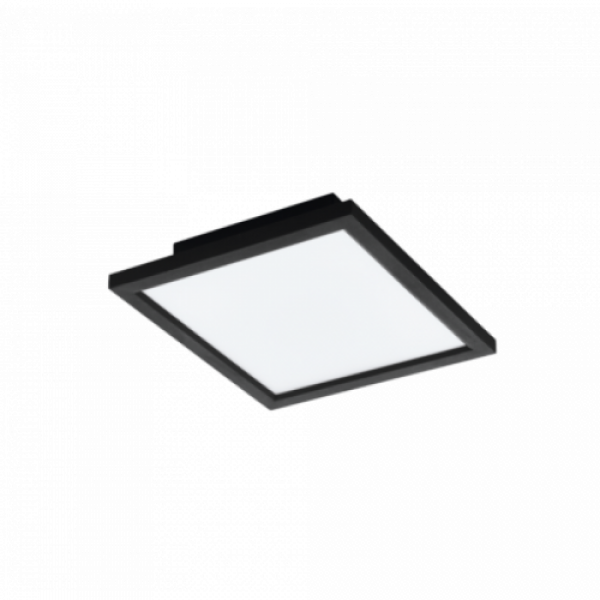LED panel , falon kívüli , 15.3W , CCT , dimmelhető , 30 x 30 cm , fekete , EGLO Connect.Z , Zigbee , SALOBRENA-Z , 900049